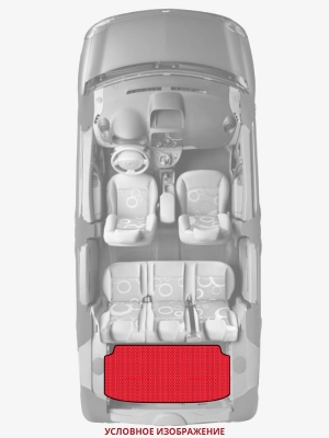 ЭВА коврики «Queen Lux» багажник для FSO Syrena 105